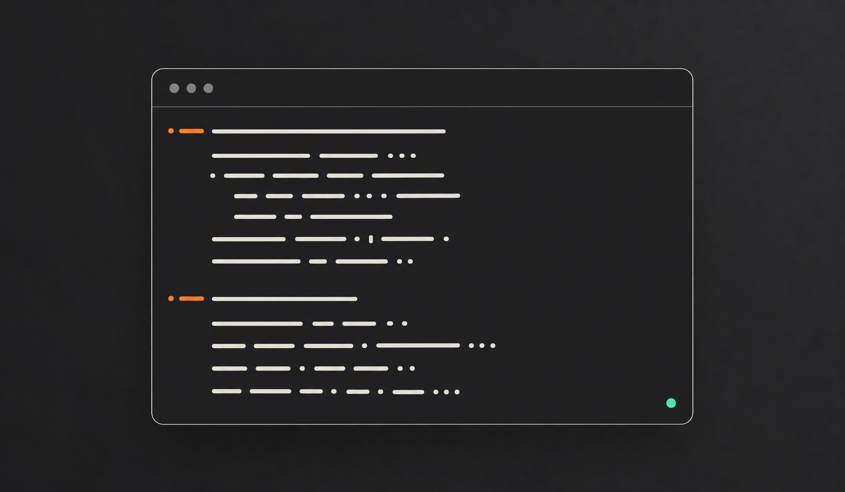 Stylized console showing a Sparrow API send